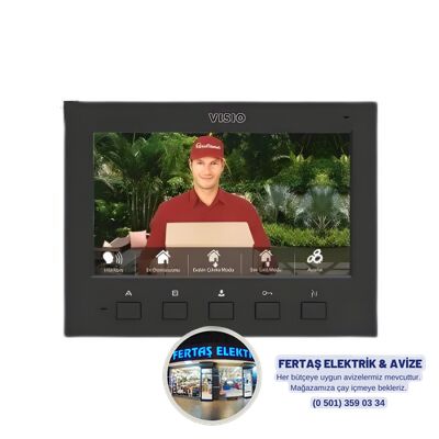 Audio Şifreli ve Göstergeçli Dış Kapı Paneli (Alüminyum Kasa)
