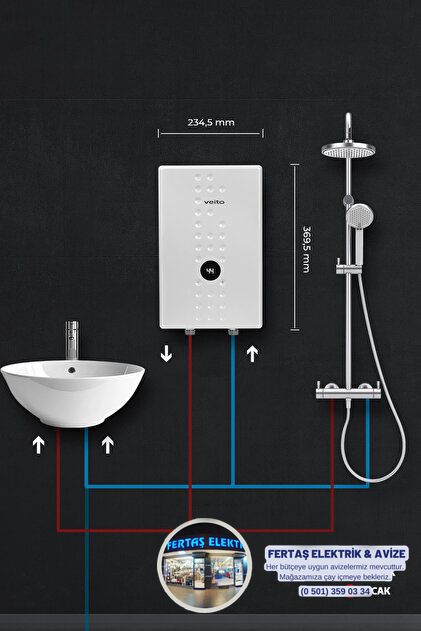 Boru Tipi Banyo Aspiratörü 120mm Havalandırma Fanı
