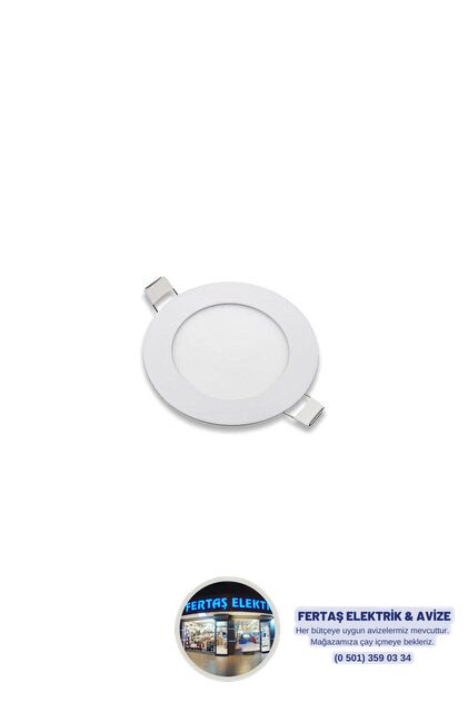 Cata 6W LED Panel Armatür Sıva Altı Beyaz Işık